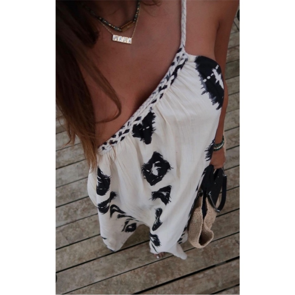 Zara cotton one shoulder maxi dress - Picture 2 of 9
